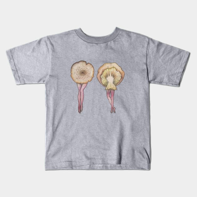 Fungi Faerie 6 Kids T-Shirt by wideyedoe